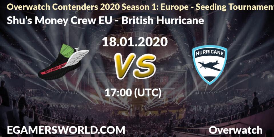 Shu's Money Crew EU - British Hurricane: прогноз. 18.01.20, Overwatch, Overwatch Contenders 2020 Season 1: Europe - Seeding Tournament
