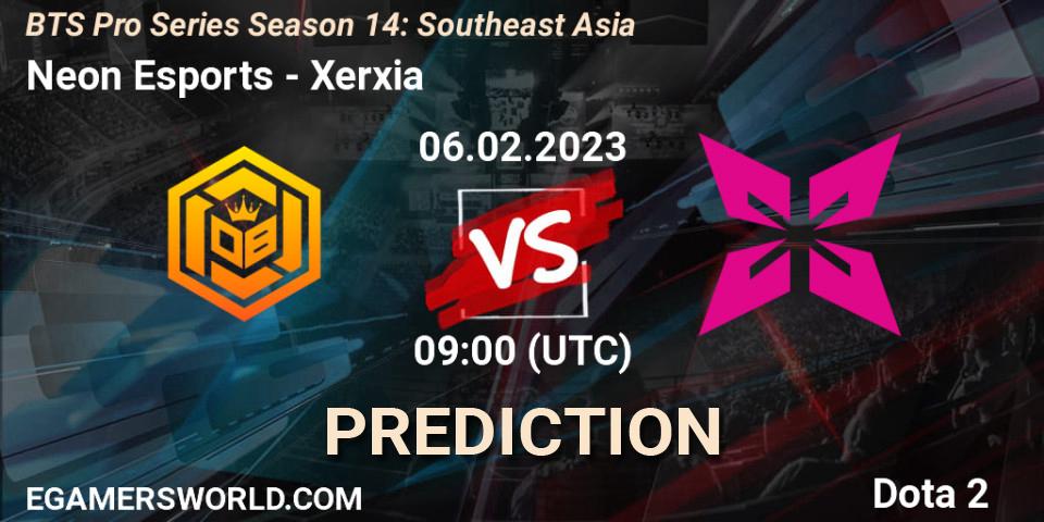 Neon Esports - Xerxia: прогноз. 06.02.23, Dota 2, BTS Pro Series Season 14: Southeast Asia