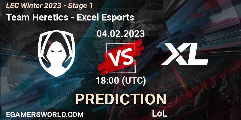 Team Heretics - Excel Esports: прогноз. 04.02.23, LoL, LEC Winter 2023 - Stage 1