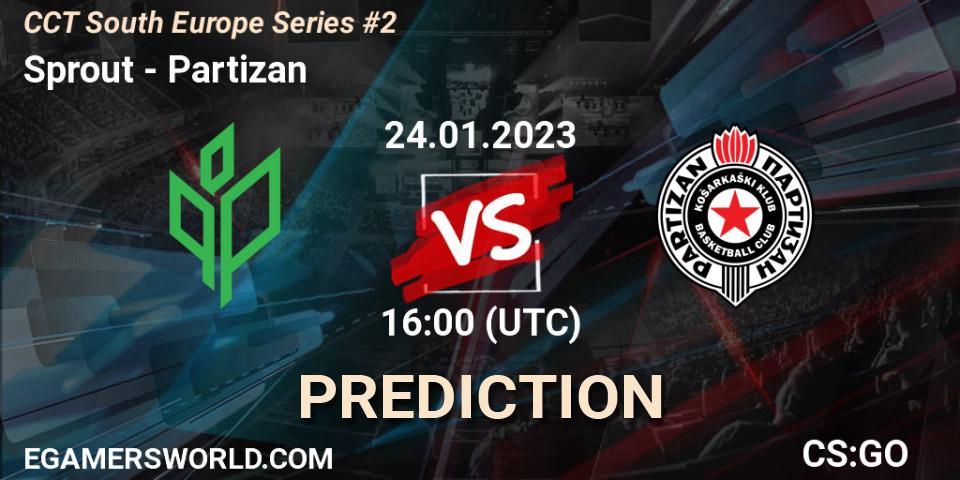 Sprout - Partizan: прогноз. 24.01.23, CS2 (CS:GO), CCT South Europe Series #2