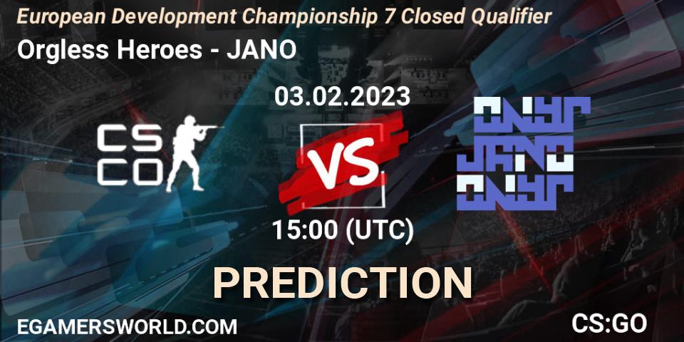 Into The Breach - JANO: прогноз. 03.02.23, CS2 (CS:GO), European Development Championship 7 Closed Qualifier