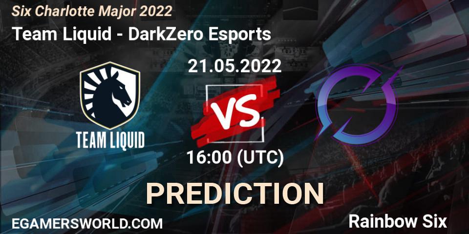 Team Liquid - DarkZero Esports: прогноз. 21.05.22, Rainbow Six, Six Charlotte Major 2022