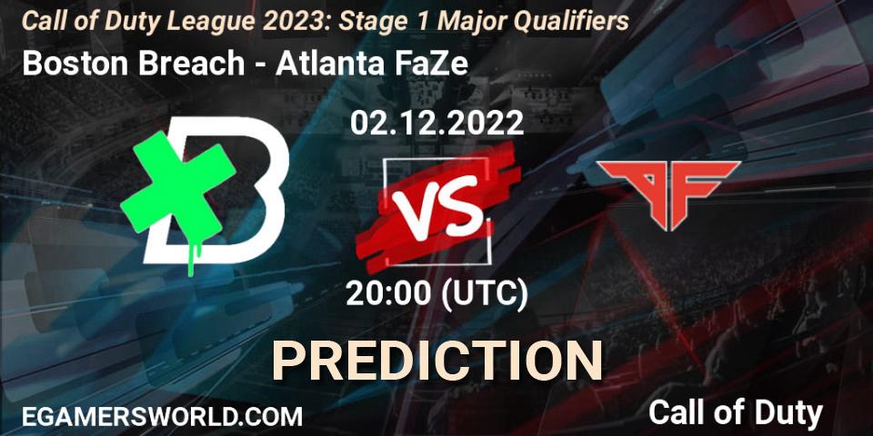 Boston Breach - Atlanta FaZe: прогноз. 02.12.22, Call of Duty, Call of Duty League 2023: Stage 1 Major Qualifiers