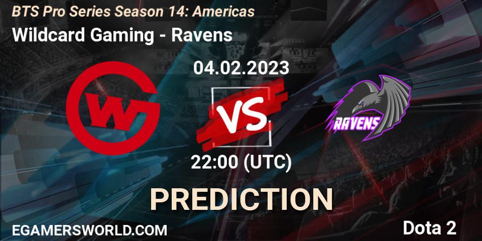 Wildcard Gaming - Ravens: прогноз. 10.02.23, Dota 2, BTS Pro Series Season 14: Americas