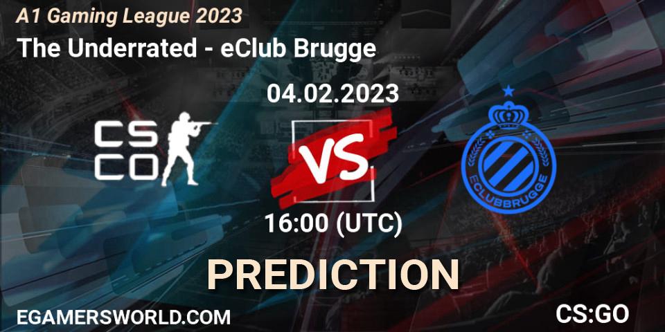 The Underrated - eClub Brugge: прогноз. 04.02.23, CS2 (CS:GO), A1 Gaming League 2023