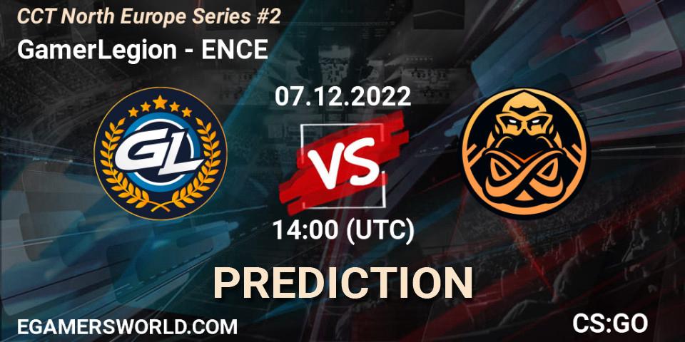 GamerLegion - ENCE: прогноз. 07.12.22, CS2 (CS:GO), CCT North Europe Series #2