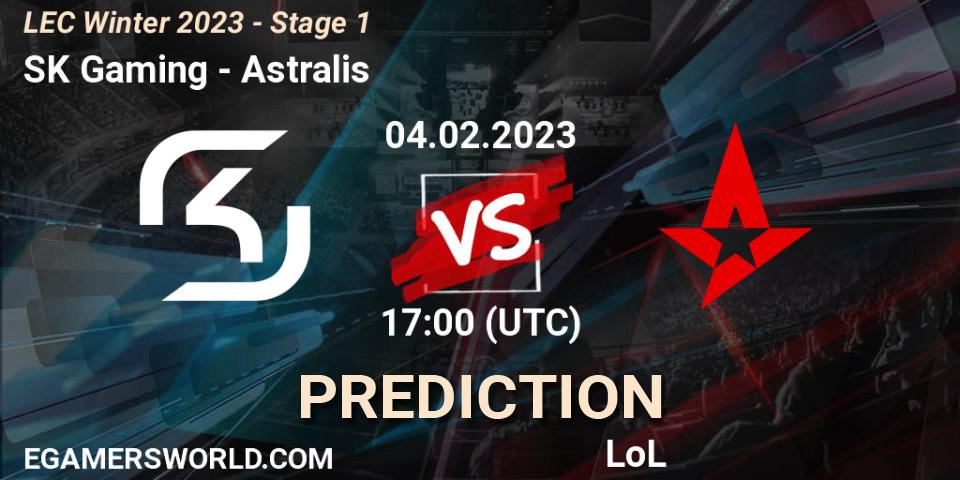 SK Gaming - Astralis: прогноз. 04.02.23, LoL, LEC Winter 2023 - Stage 1