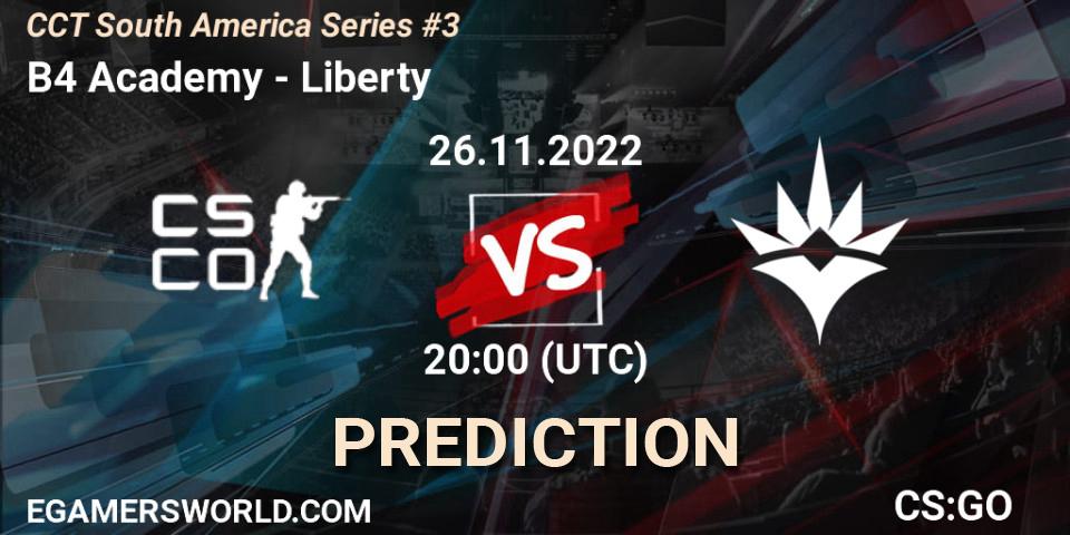 B4 Academy - Liberty: прогноз. 26.11.22, CS2 (CS:GO), CCT South America Series #3
