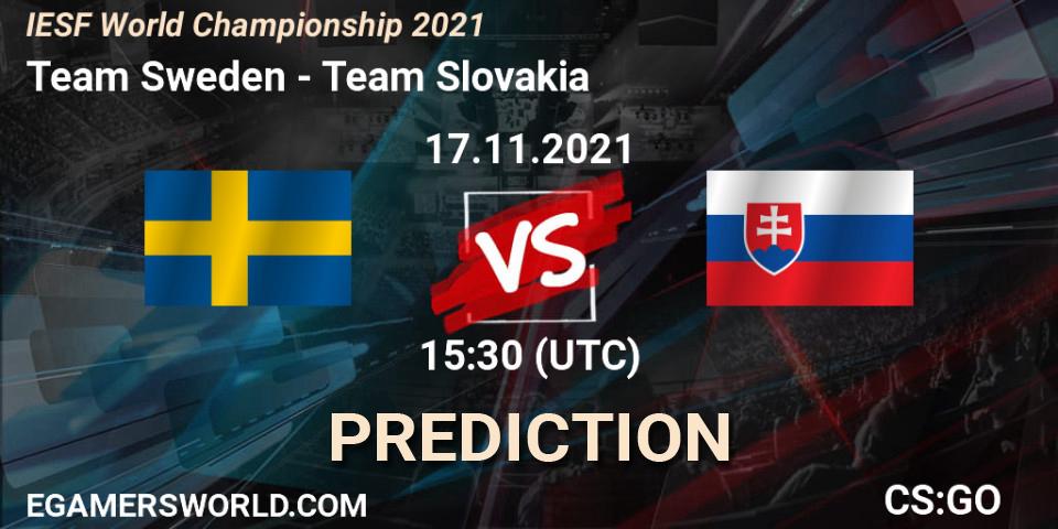 Team Sweden - Team Slovakia: прогноз. 17.11.21, CS2 (CS:GO), IESF World Championship 2021