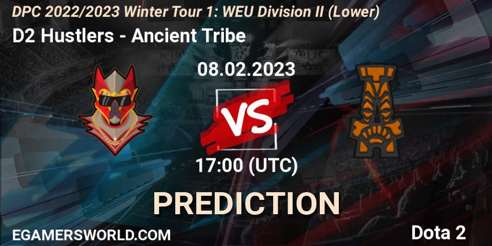 D2 Hustlers - Ancient Tribe: прогноз. 08.02.23, Dota 2, DPC 2022/2023 Winter Tour 1: WEU Division II (Lower)