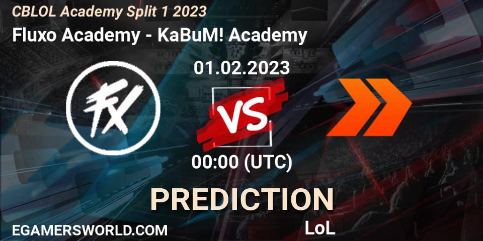Fluxo Academy - KaBuM! Academy: прогноз. 01.02.23, LoL, CBLOL Academy Split 1 2023