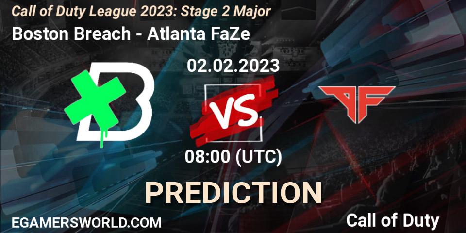 Boston Breach - Atlanta FaZe: прогноз. 02.02.23, Call of Duty, Call of Duty League 2023: Stage 2 Major