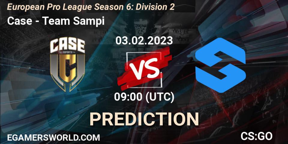 Case - Team Sampi: прогноз. 07.02.23, CS2 (CS:GO), European Pro League Season 6: Division 2