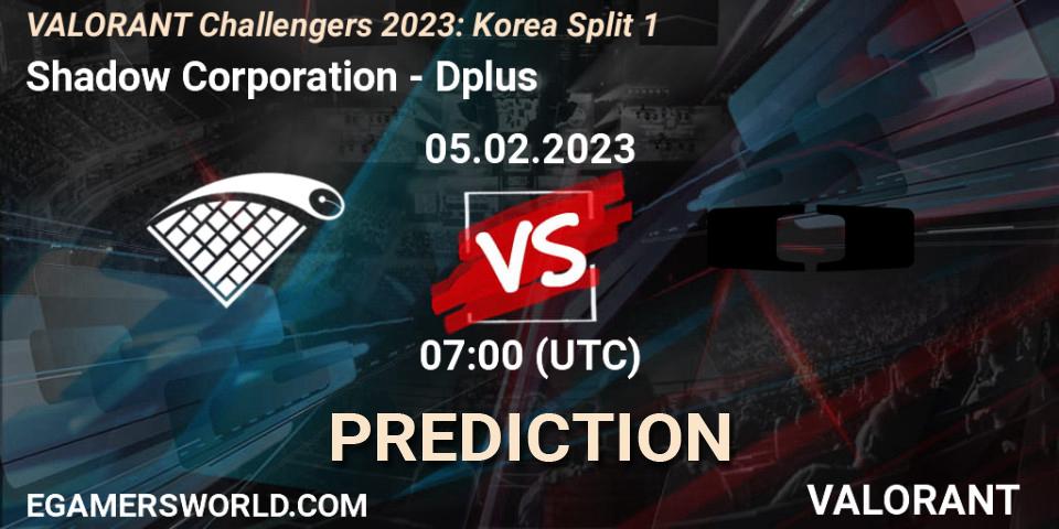 Shadow Corporation - Dplus: прогноз. 05.02.23, VALORANT, VALORANT Challengers 2023: Korea Split 1