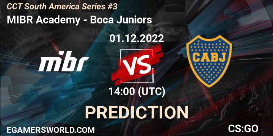 MIBR Academy - Boca Juniors: прогноз. 01.12.22, CS2 (CS:GO), CCT South America Series #3