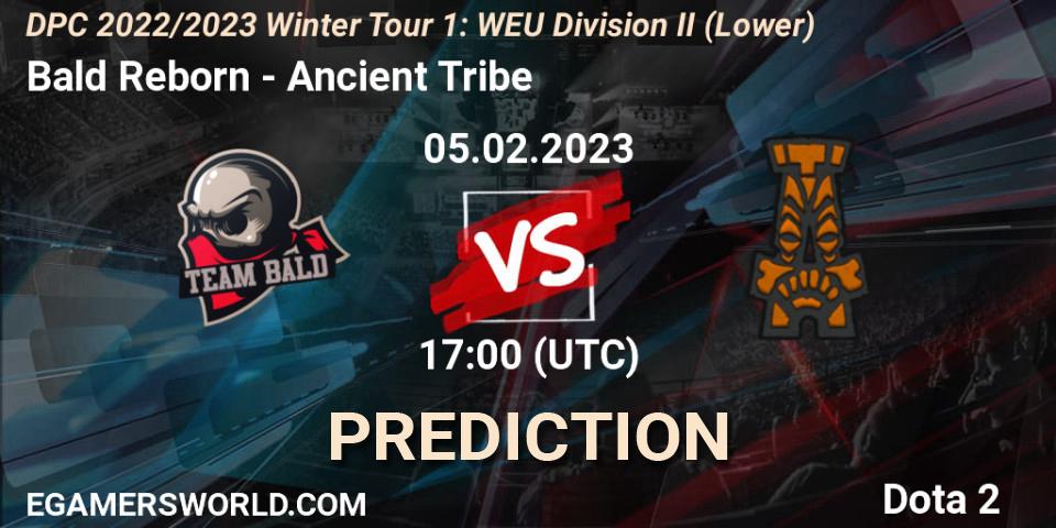 Bald Reborn - Ancient Tribe: прогноз. 05.02.23, Dota 2, DPC 2022/2023 Winter Tour 1: WEU Division II (Lower)