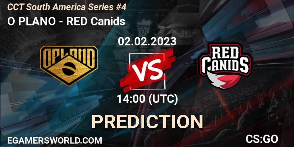 O PLANO - RED Canids: прогноз. 02.02.23, CS2 (CS:GO), CCT South America Series #4