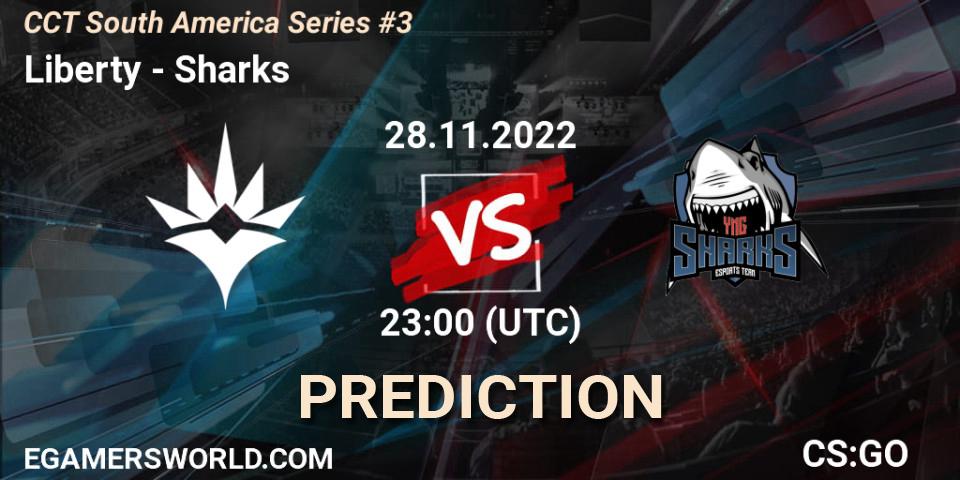 Liberty - Sharks: прогноз. 29.11.22, CS2 (CS:GO), CCT South America Series #3