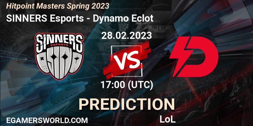 SINNERS Esports - Dynamo Eclot: прогноз. 28.02.23, LoL, Hitpoint Masters Spring 2023