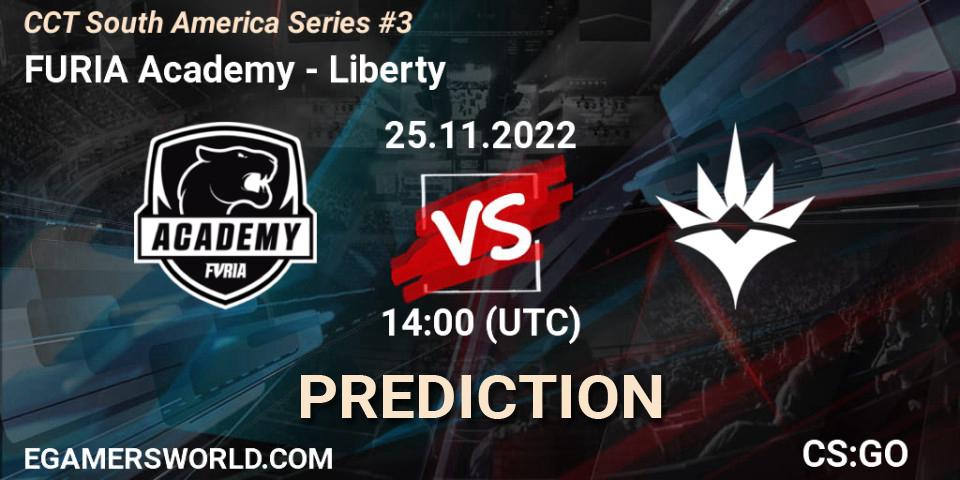 FURIA Academy - Liberty: прогноз. 25.11.22, CS2 (CS:GO), CCT South America Series #3