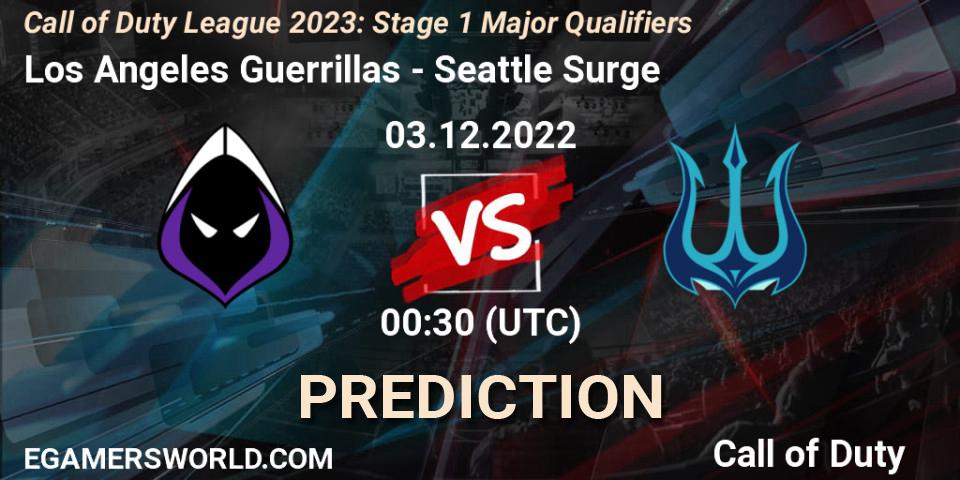 Los Angeles Guerrillas - Seattle Surge: прогноз. 03.12.22, Call of Duty, Call of Duty League 2023: Stage 1 Major Qualifiers