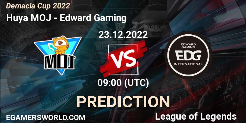 Huya MOJ - Edward Gaming: прогноз. 23.12.22, LoL, Demacia Cup 2022