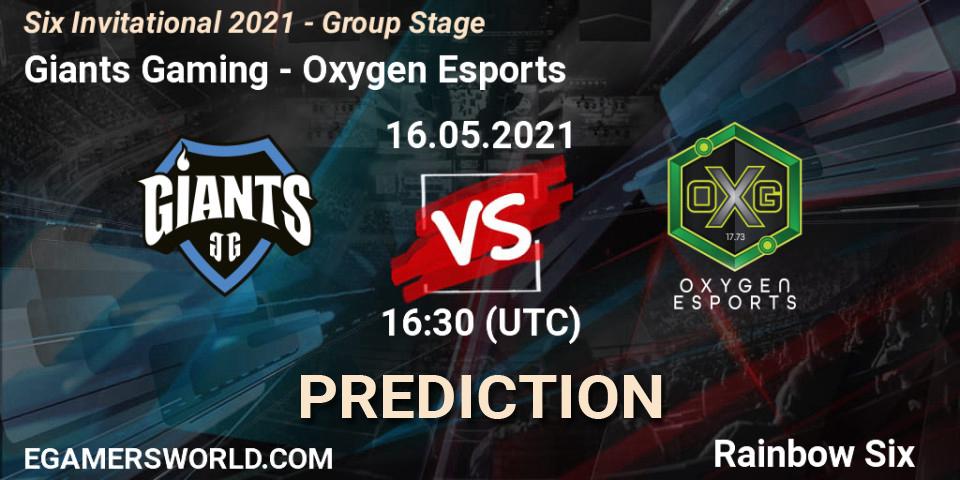 Giants Gaming - Oxygen Esports: прогноз. 16.05.21, Rainbow Six, Six Invitational 2021 - Group Stage