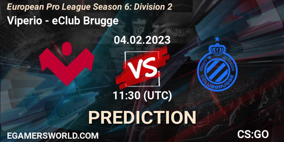 Viperio - eClub Brugge: прогноз. 04.02.23, CS2 (CS:GO), European Pro League Season 6: Division 2