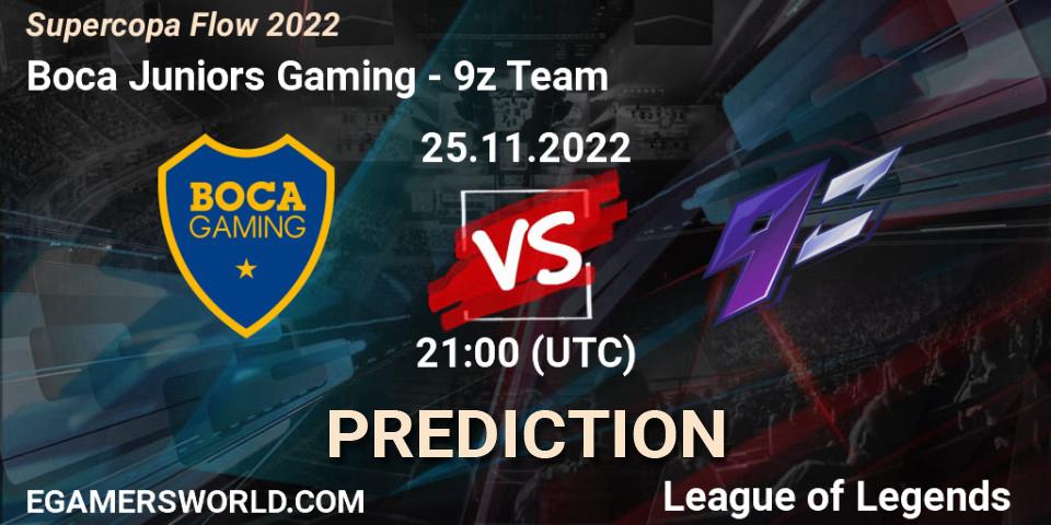 Boca Juniors Gaming - 9z Team: прогноз. 25.11.22, LoL, Supercopa Flow 2022