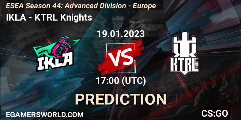 IKLA - Juggernauts: прогноз. 03.02.23, CS2 (CS:GO), ESEA Season 44: Advanced Division - Europe