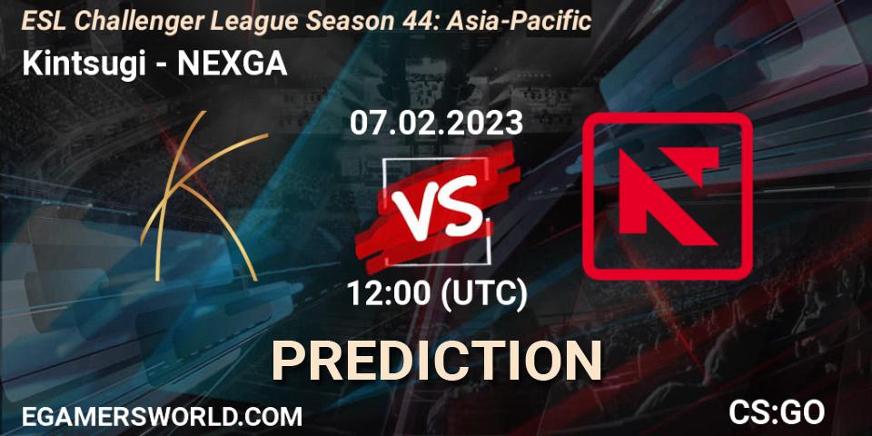 Kintsugi - NEXGA: прогноз. 10.02.23, CS2 (CS:GO), ESL Challenger League Season 44: Asia-Pacific