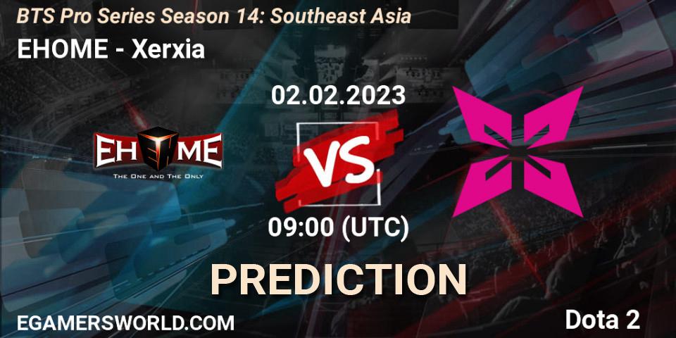 EHOME - Xerxia: прогноз. 02.02.23, Dota 2, BTS Pro Series Season 14: Southeast Asia