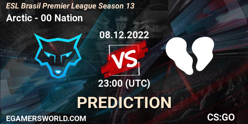Arctic - 00 Nation: прогноз. 08.12.22, CS2 (CS:GO), ESL Brasil Premier League Season 13