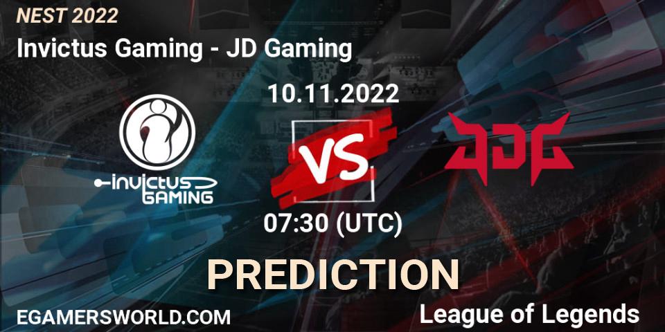 Invictus Gaming - JD Gaming: прогноз. 10.11.22, LoL, NEST 2022