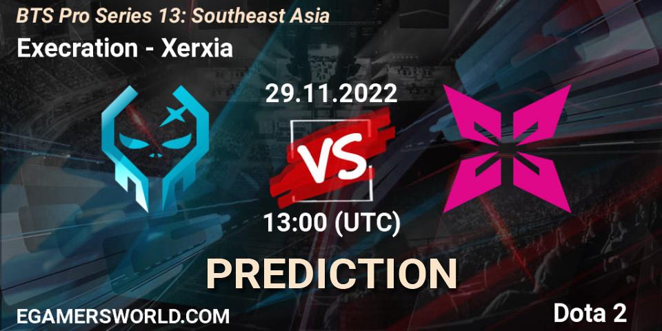 Execration - Xerxia: прогноз. 29.11.22, Dota 2, BTS Pro Series 13: Southeast Asia