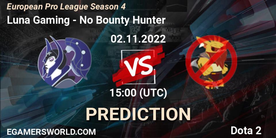 MooN team - No Bounty Hunter: прогноз. 02.11.22, Dota 2, European Pro League Season 4
