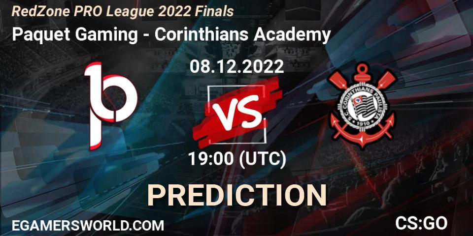 Paquetá Gaming - Corinthians Academy: прогноз. 08.12.22, CS2 (CS:GO), RedZone PRO League 2022 Finals