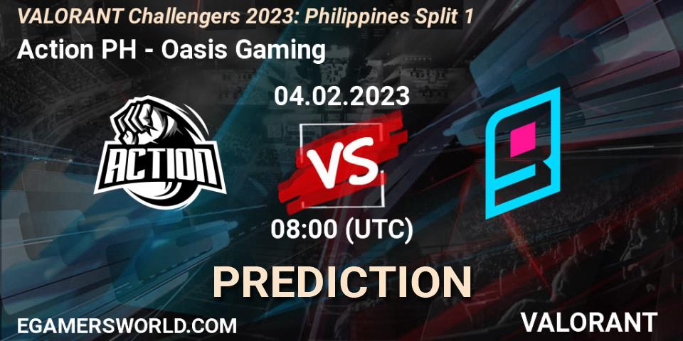 Action PH - Oasis Gaming: прогноз. 04.02.23, VALORANT, VALORANT Challengers 2023: Philippines Split 1