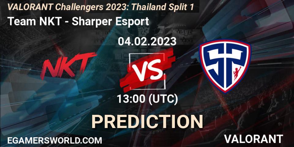 Team NKT - Sharper Esport: прогноз. 04.02.23, VALORANT, VALORANT Challengers 2023: Thailand Split 1