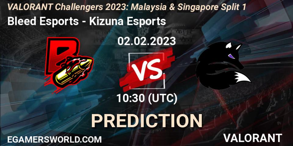 Bleed Esports - Kizuna Esports: прогноз. 02.02.23, VALORANT, VALORANT Challengers 2023: Malaysia & Singapore Split 1