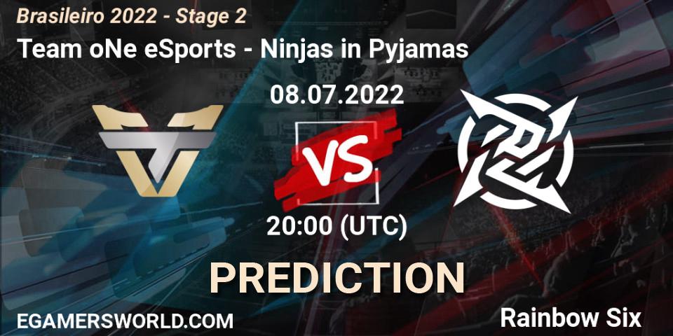 Team oNe eSports - Ninjas in Pyjamas: прогноз. 08.07.22, Rainbow Six, Brasileirão 2022 - Stage 2