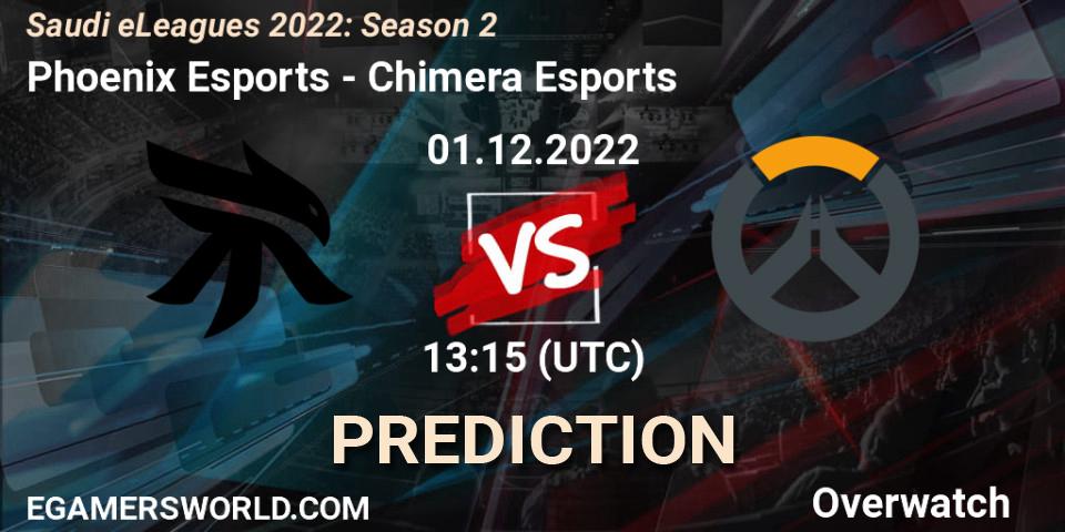 Phoenix Esports - Chimera Esports: прогноз. 01.12.22, Overwatch, Saudi eLeagues 2022: Season 2