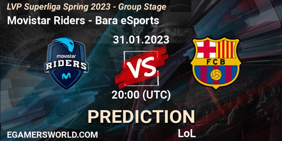 Movistar Riders - Barça eSports: прогноз. 31.01.23, LoL, LVP Superliga Spring 2023 - Group Stage