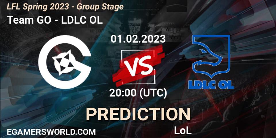 Team GO - LDLC OL: прогноз. 01.02.23, LoL, LFL Spring 2023 - Group Stage