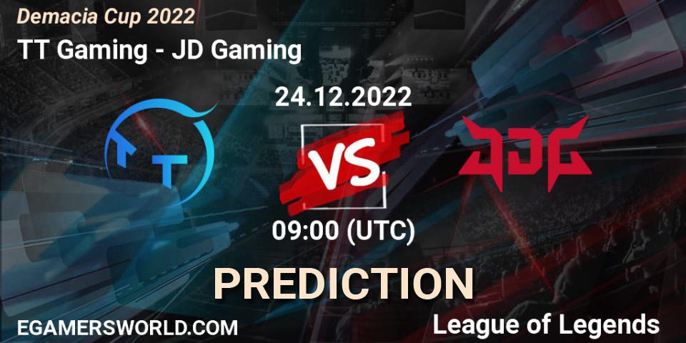 TT Gaming - JD Gaming: прогноз. 24.12.22, LoL, Demacia Cup 2022