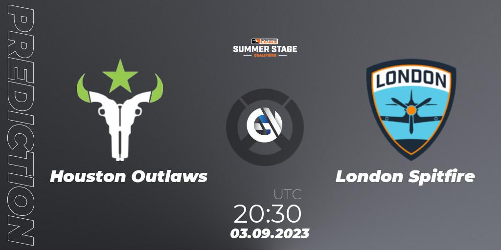 Houston Outlaws - London Spitfire: прогноз. 03.09.23, Overwatch, Overwatch League 2023 - Summer Stage Qualifiers