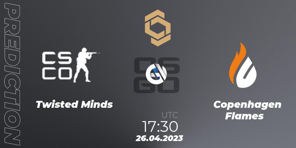 Twisted Minds - Copenhagen Flames: прогноз. 26.04.23, CS2 (CS:GO), CCT South Europe Series #4