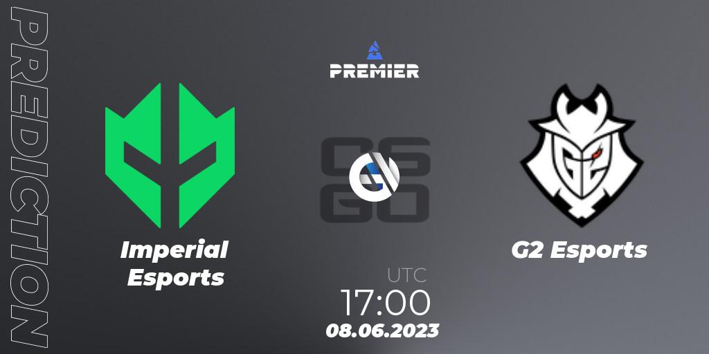 Imperial Esports - G2 Esports: прогноз. 08.06.23, CS2 (CS:GO), BLAST Premier: Spring Final 2023