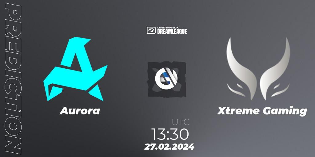 Aurora - Xtreme Gaming: прогноз. 27.02.24, Dota 2, DreamLeague Season 22