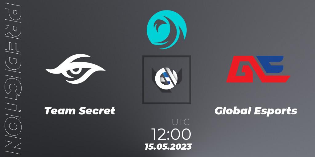 Team Secret - Global Esports: прогноз. 15.05.23, VALORANT, VCT 2023: Pacific League